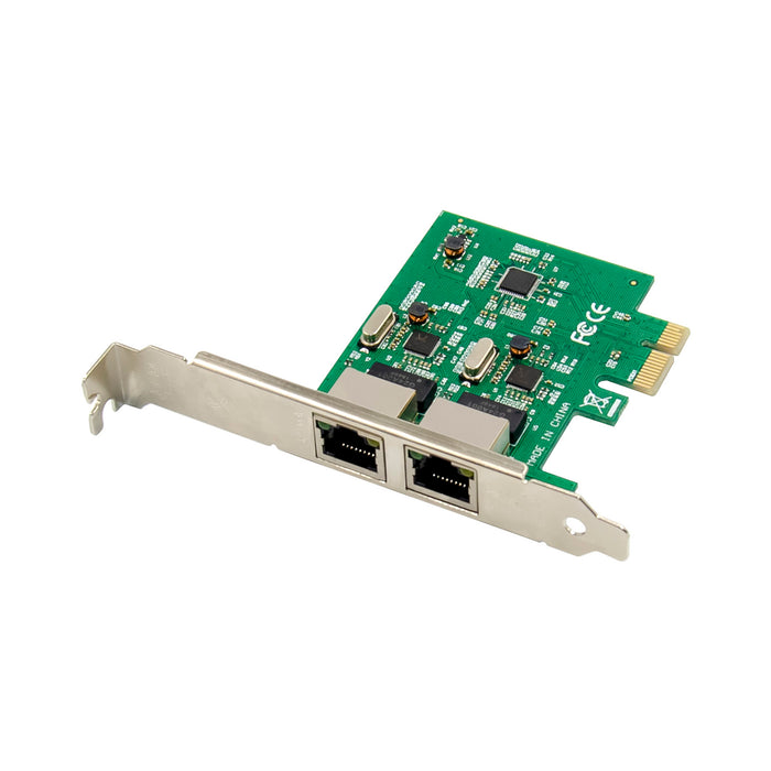 PCIE-NT3100 | 2-Port Dual Profile PCI Express PCIe Gigabit Network Server Adapter NIC Card - PCIe NIC