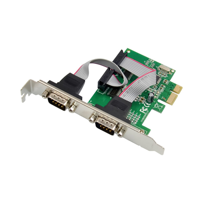 PEX-RS232-II | DriverGenius 2-port PCI Express RS232 Serial Adapter Card