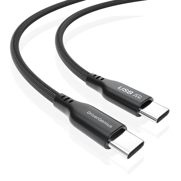 DriverGenius UC240-10G USB-C to USB-C Cable - M/M - 1.8 m