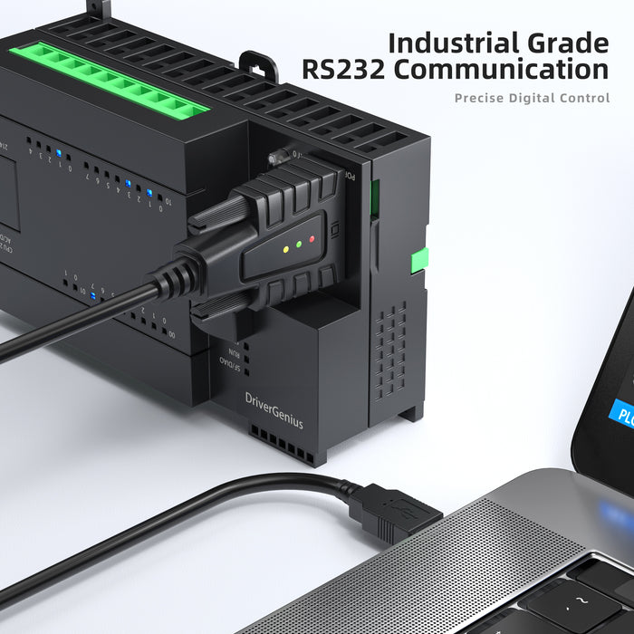 DriverGenius  USB to RS232 Serial Adapter Cable - Windows 11 & macOS 14 (USB232A-B-A)