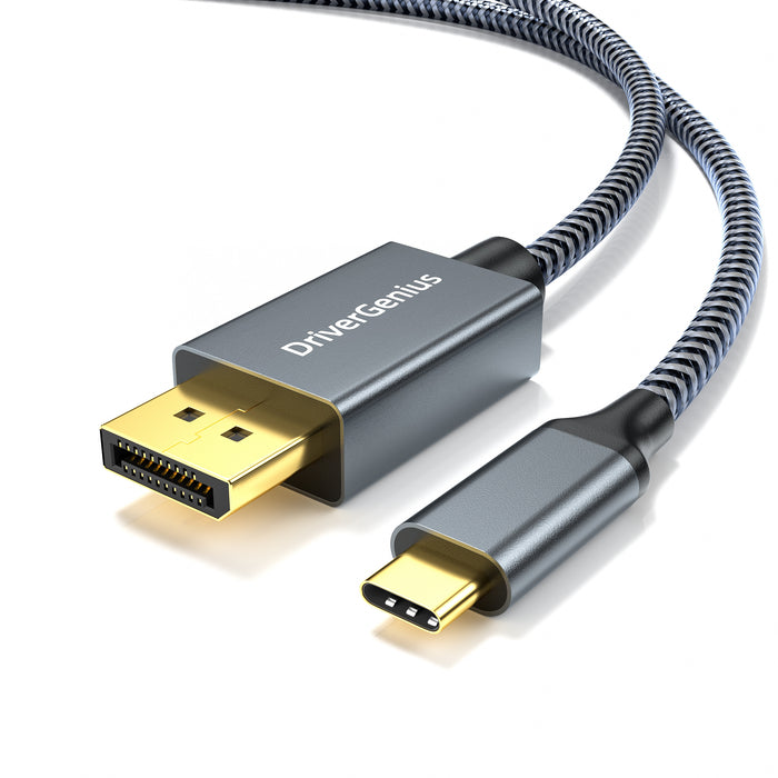 DriverGenius 1.8m 8K USB-C to DisplayPort Adapter - M/M, UCDP-8K14-I