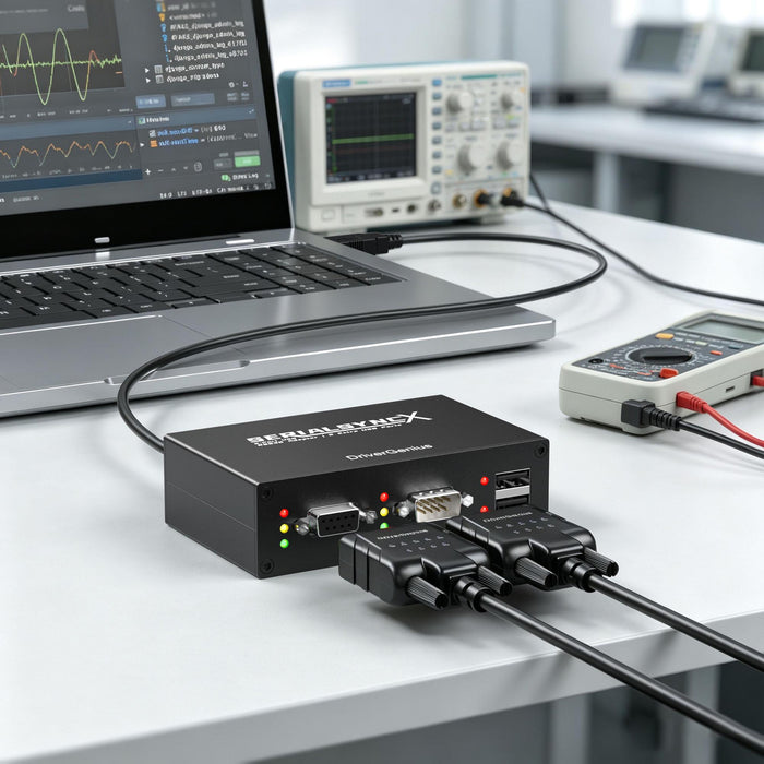 DriverGenius SerialSyncX Industrial Dual RS232 USB Serial Adapter