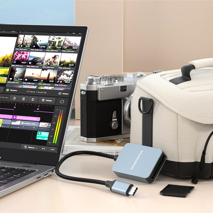 DriverGenius ProRead V-Series USB-C SD Card Reader
