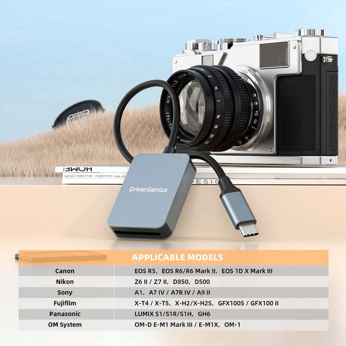 DriverGenius ProRead V-Series USB-C SD Card Reader