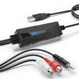VTOP USB 2.0 Audio Grabber - Digital Audio Capture Card/Kassette MP3 Konverter/CD Mp3 Recorder