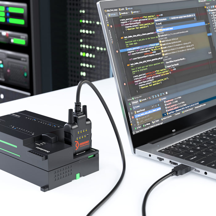 RS232-ESD9A | SerialGuardX USB to Serial Adapter with ESD Protection (FTDI, 9xLED)