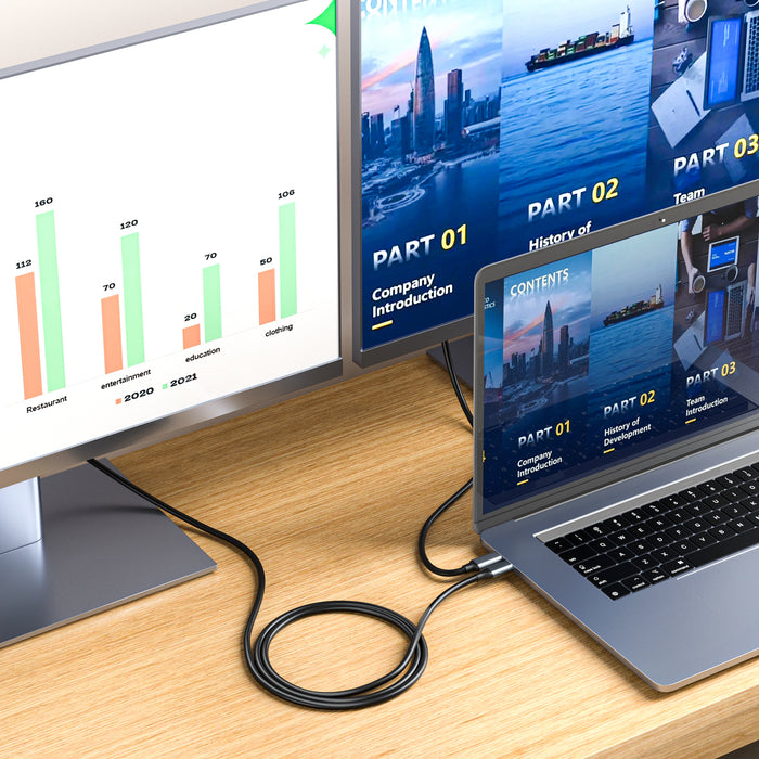 DriverGenius Inferno X43 Core | 1.8m 4K/30Hz USB-C to HDMI Adapter - UC2HD430-18-M2, 1 Pack