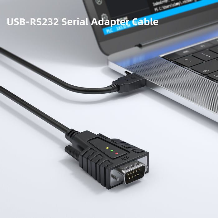 DriverGenius USB auf RS232 Seriell Adapterkabel - Windows 11 & macOS 14 (USB232A-B-A)