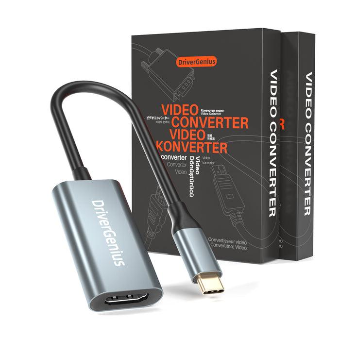 DriverGenius Inferno X43 Core | USB-C to 4K/30Hz HDMI Adapter - UC2HD430-M2, 2 Pack