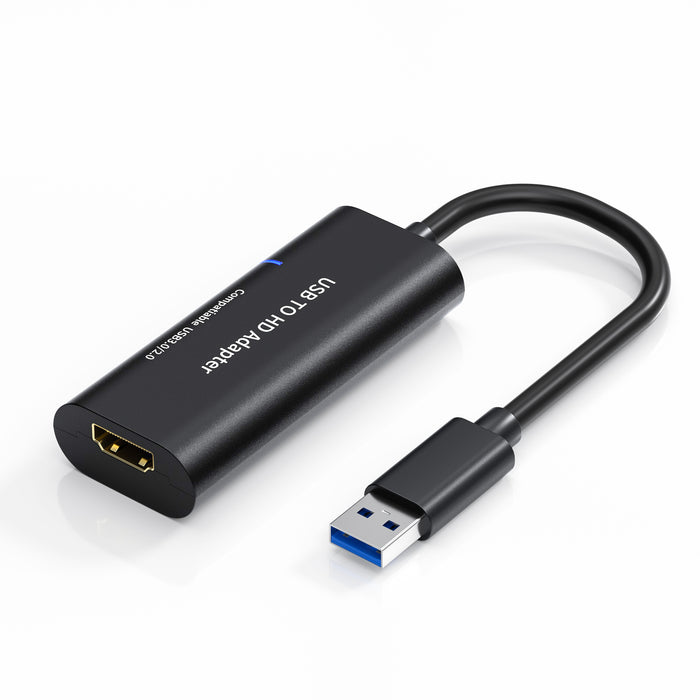 DriverGenius ViewX Uni Series | USB 3.0 to HDMI 1080p Video & Audio Converter (1-Pack)