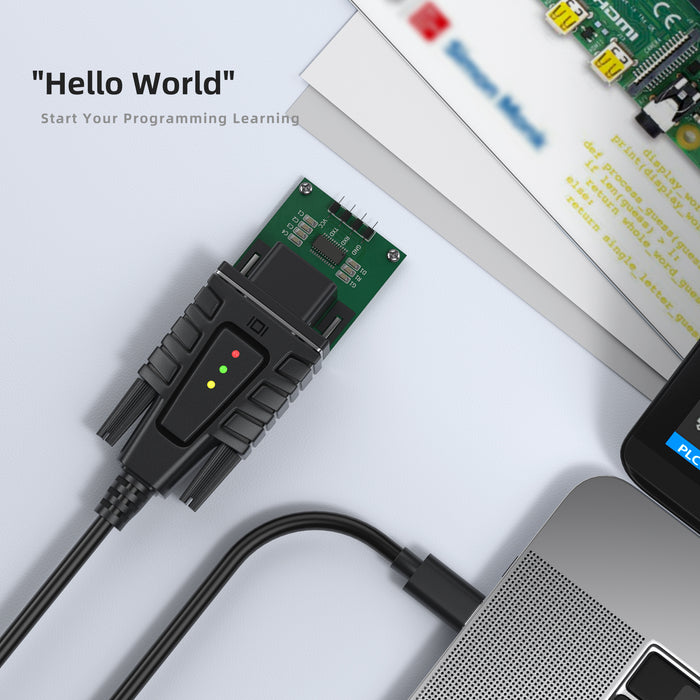 DriverGenius USB-C to RS-232 DB9 Serial Adapter - Windows 11 & macOS 15.1.1 (USB232A-B-C)