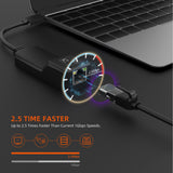 DriverGenius Adaptador de Red Ethernet USB-A a RJ45 2,5 Gigabit LAN - 2.5GBASE-T