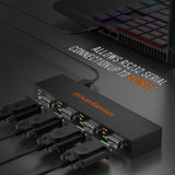 ﻿DriverGenius 4XRS232 Concentrador Adaptador USB a Serie/RS232/DB9 4 Puertos