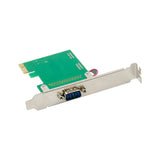 PEX-RS232-I | 1-Port PCI Express PCIe RS232 Serial Host Controller Adapter Card - PCIe to Serial DB9 Compatiable with Windows & Linux