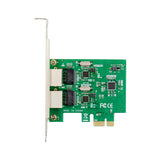 PCIE-NT3100 | 2-Port Dual Profile PCI Express PCIe Gigabit Network Server Adapter NIC Card - PCIe NIC