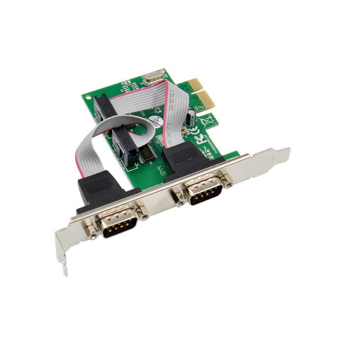 PEX-RS232-II | DriverGenius 2-port PCI Express RS232 Serial Adapter Card