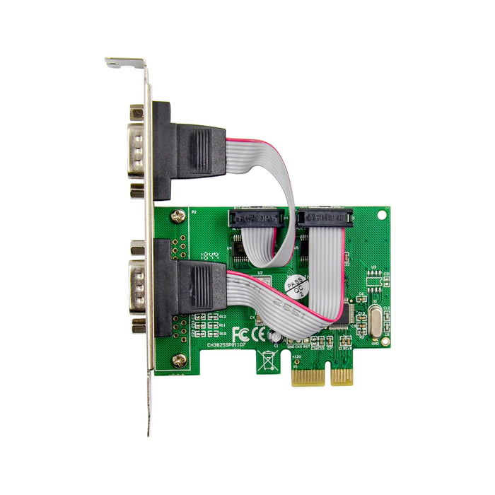 PEX-RS232-II | DriverGenius 2-port PCI Express RS232 Serial Adapter Card