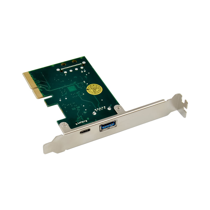 10Gbps USB 3.2 Gen 2 PCI Express PCIe Card w/ 1x USB-C & 1 x USB-A  Controller Card