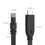 DriverGenius U2RJ45-C | USB-C to RJ-45 (RS-232) Console Adapter