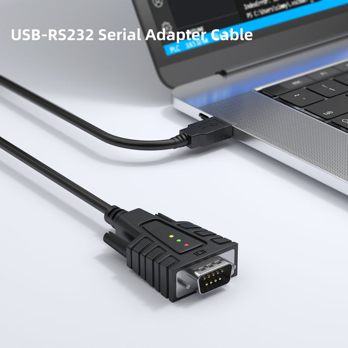 DriverGenius USB232A-B | USB auf Seriell RS232 DB9 9 Pin COM Port Konverter Kabel