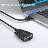 DriverGenius USB232A-B | Adaptador USB a Serie RS232 con 3 x LED