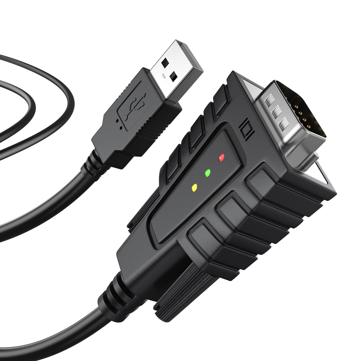 DriverGenius USB To RS232 Serial Adapter Cable - USB RS232 DB9 Adapter