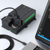 DriverGenius USB232A-E-C | Professional USB-C to RS-232 Adapter w/ 9-LED Indicator
