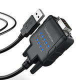 V.TOP USB232A-E USB 2.0 auf Seriell Adapter (9-LED, 1-Meter)